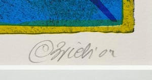 Clemens Briels - Figuren "VII" (2002) - Ingelijst kopen? Bied vanaf 95!