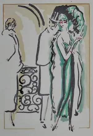 Kees van Dongen - Pochoir uit La Garconne 1925 kopen? Bied vanaf 199!