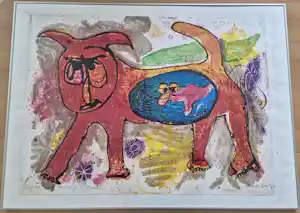 Buy Jan van der Meulen - Hond met jong? Bid from 150!