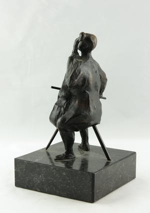 Hans Kuyper - Brons, De cellist kopen? Bied vanaf 150!