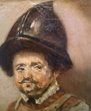 Niet of onleesbaar gesigneerd - Spaanse soldaat Conquistador - 19e eeuw kopen? Bied vanaf 1!