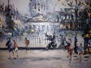 Randell Davey - Winter scene kopen? Bied vanaf 700!