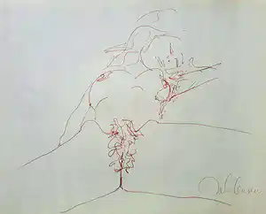 John Lennon - Origin of the world, lithografische prent verkauft für € 50!
