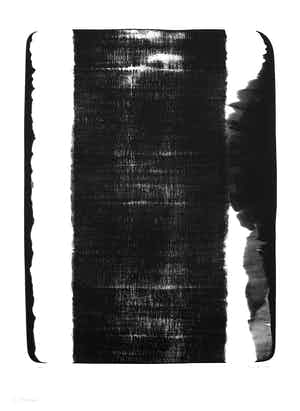 Hans Hartung - Handgesigneerde lithografie - Zeer groot! verkocht voor € 365!