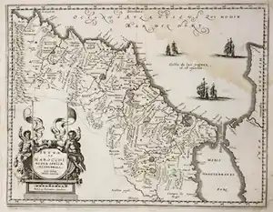 Abraham Ortelius - Kopergravure, Fezzae et Marocchi regna Africae celeberrima verkauft für € 31!