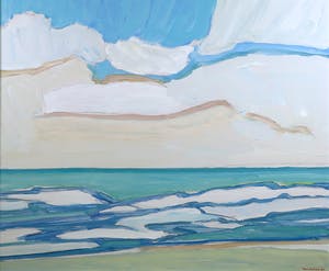 Paul Overhaus - Acryl op board, Zomer - Ingelijst (Groot) kopen? Bied vanaf 100!