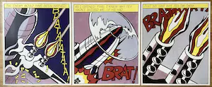 Roy Lichtenstein - As I opened fire - triptiek SM A’dam kaufen? Bieten Sie von 150!