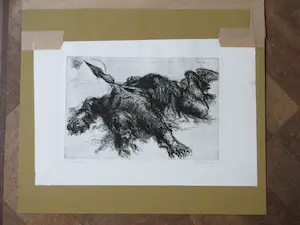 Jan Mensinga - Minotaurusachtig mens - Ets kopen? Bied vanaf 45!