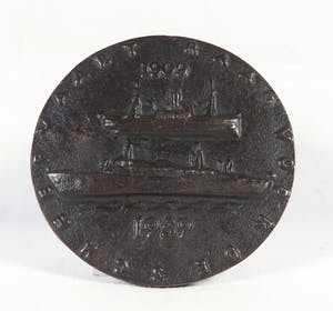 Cor van Kralingen - Bronzen penning van den Raad voor de Scheepvaart kopen? Bied vanaf 1!