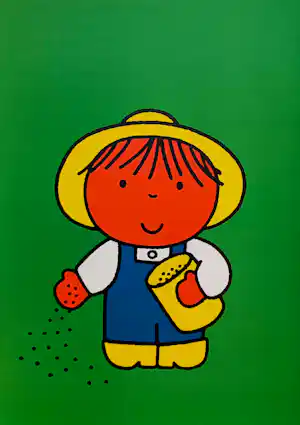 Dick Bruna - Boer Jan, offset litho verkauft für € 50!