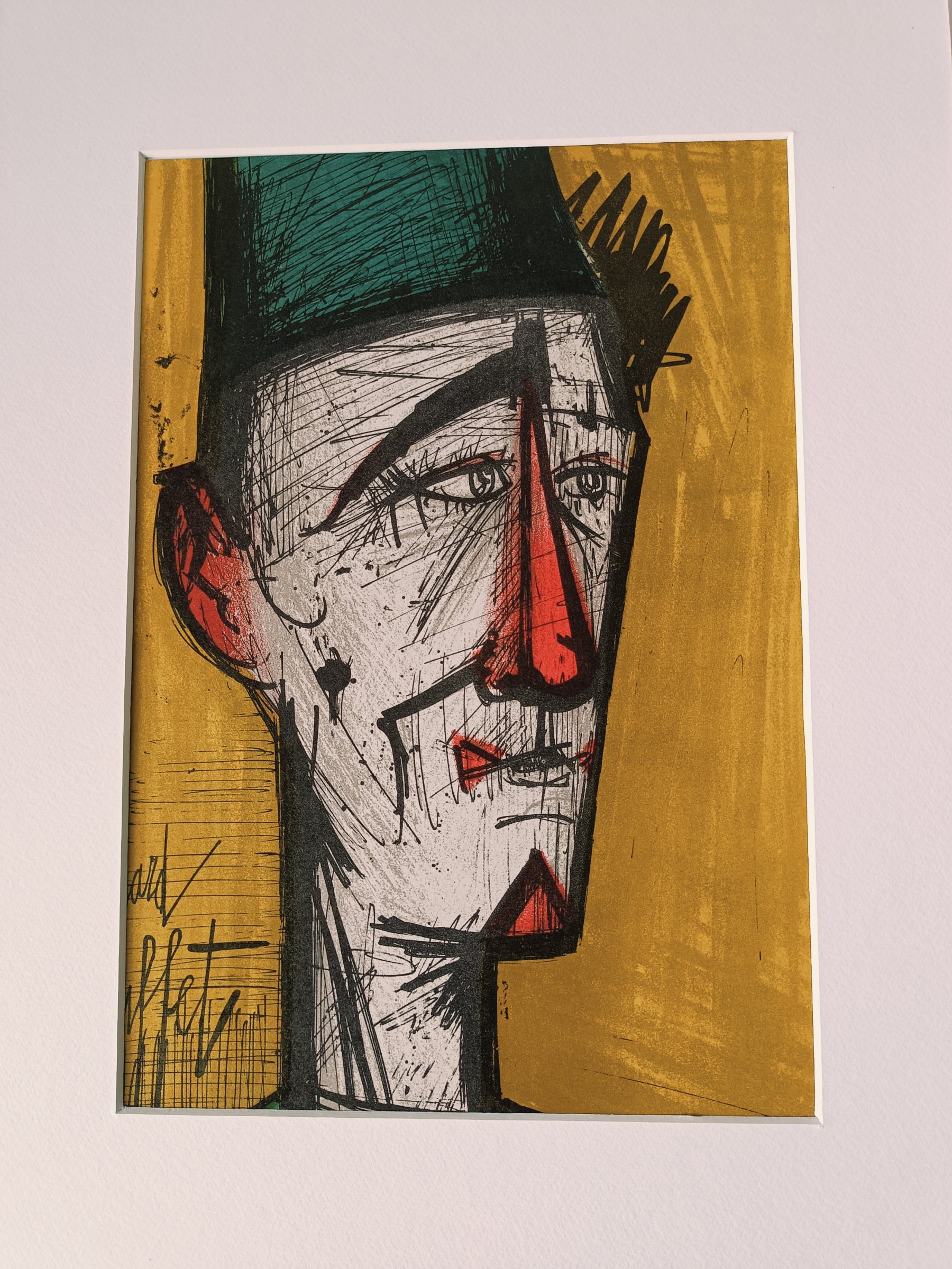 AcheterBernard Buffet - De gele Clown? Enchérissez de 100!