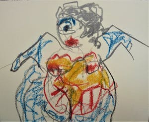 Anton Heyboer - Danseres . kopen? Bied vanaf 225!