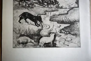 Jeanne Bieruma Oosting - Ets - De Wolf en het Lam kopen? Bied vanaf 50!