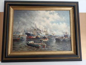 Niet of onleesbaar gesigneerd - Diverse Haven gezichten Rotterdam kopen? Bied vanaf 1!