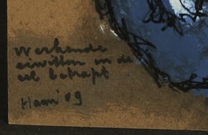 Pieter Haan - Acryl op board, Lot van drie voorstellingen in diverse thema's kopen? Bied vanaf 1!