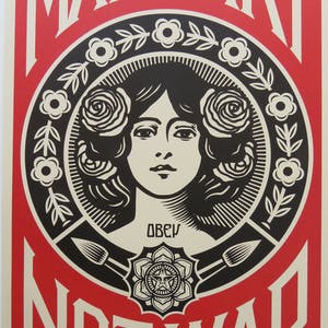 Buy Shepard Fairey - Make Art, Not War? Bid from 1!