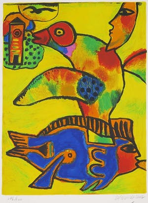 Corneille - Zeefdruk, La plague jaune kopen? Bied vanaf 130!