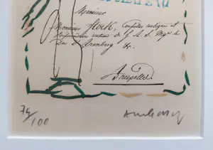 Pierre Alechinsky - Neufchateau, litho (netjes ingelijst) kopen? Bied vanaf 350!