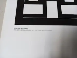 Marcello Morandini - Bianco e Nero - Ausstellungsplakat Museum Ritter 2006 kopen? Bied vanaf 50!