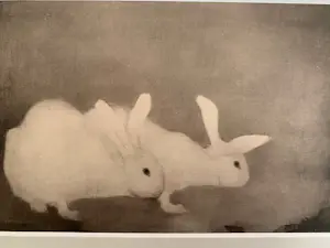 Jan Mankes - Originele Heliogravure 2 Konijntjes 1923 kaufen? Bieten Sie von 120!