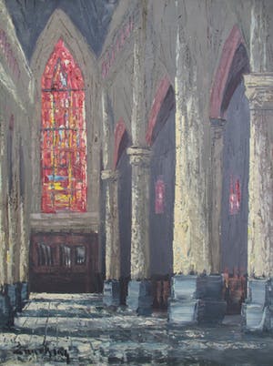 Wilhelmus Enneking - Kerkinterieur kopen? Bied vanaf 45!