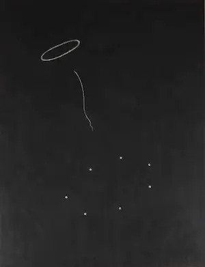 Gerard Koek - Houtskooltekening, Zonder titel - Ingelijst kopen? Bied vanaf 50!