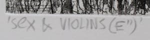 Pieter Drift - Ets: Sex & Violins(E)- 1990 kopen? Bied vanaf 49!