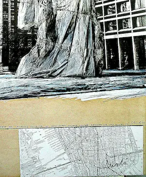 Christo - Wrapped Sylvette - Washington Square kopen? Bied vanaf 205!