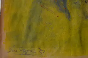 Gene Eggen - Figuur in groen. kopen? Bied vanaf 400!