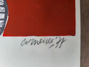 Corneille - litho 68/99 - regenboog- gesigneerd en 1977 kopen? Bied vanaf 129!