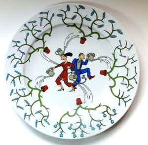 Joost Swarte - Bord Randstad Holding verkocht voor € 35!