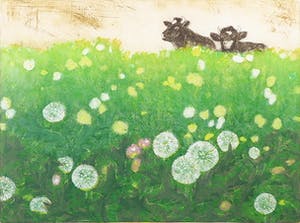 Joke Struik - Zeefdruk, Lekker Lente - ingelijst kopen? Bied vanaf 15!