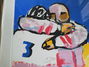 Herman Brood - GROOT:prachtig ingelijste kleurenzeefdruk kopen? Bied vanaf 395!