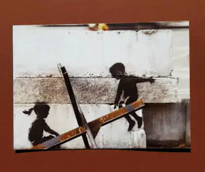 Banksy - FCK PTN! - 2 sets kopen? Bied vanaf 150!