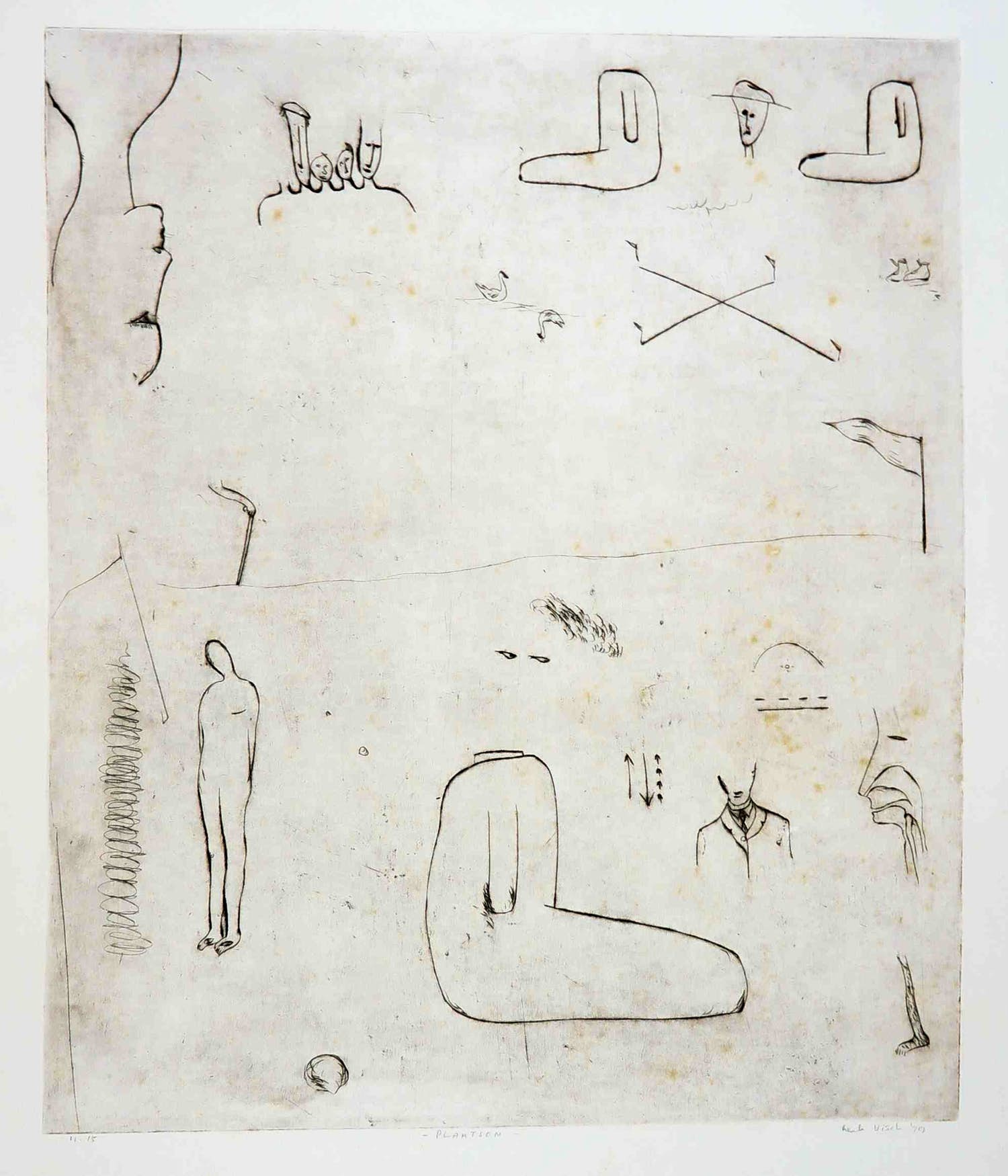 Henk Visch - Ets, Plaatsen verkocht voor € 40!