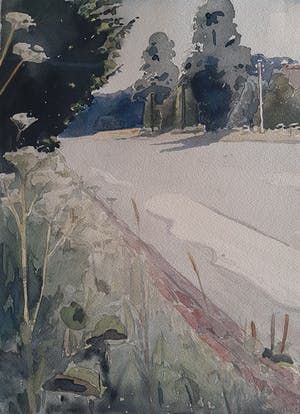 Cornelis Kloos - 3 aquarellen kopen? Bied vanaf 25!