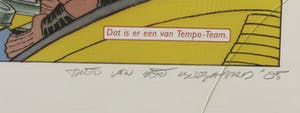 Theo van den Boogaard - Piëzografie, Dat is er een van Tempo-Team (Heftruckchauffeur) - Ingelijst kopen? Bied vanaf 1!