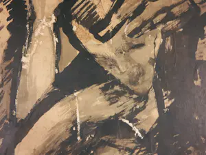 Aart Roos - Gemengde techniek op papier, Vrouwfiguur - Ingelijst kopen? Bied vanaf 100!