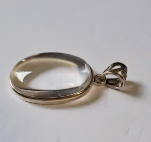 Natuurlijke zuivere kristallen edelsteen hanger 925 sterling zilveren kopen? Bied vanaf 55!