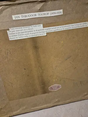 Jan Toorop - Twee vrouwen Treurend bij dode Non kopen? Bied vanaf 40!