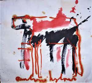 Anton Heyboer - Het dier Krachtige schildering . verkocht voor € 250!