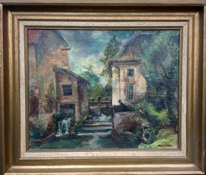 Albert Loots - Gezicht op watermolen kopen? Bied vanaf 100!