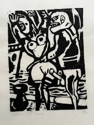 Aad de Haas - 11 stuks erotische linodrukken. kopen? Bied vanaf 250!