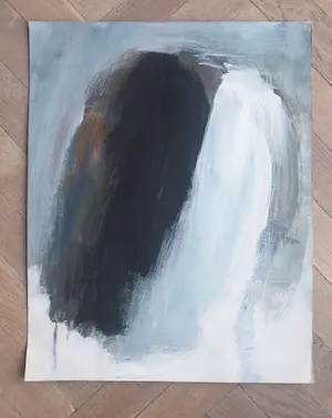 Eugène Brands - "Yin Yang" - 29 VIII 1994-3 - Handtekening op de achterzijde kopen? Bied vanaf 1350!