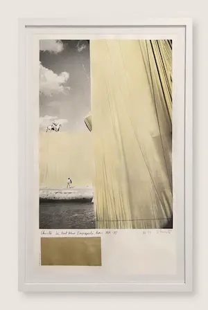 Christo - Le Pont Neuf Empaquete, PARIS, 1991 (Schellmann, 159) signed + textile kaufen? Bieten Sie von 300!