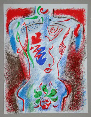 Andre Masson - Abstracte compositie - 1972 - Originele lithografie kopen? Bied vanaf 100!
