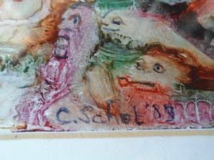 Carla Schot - Olieverfschilderij - Figuren [6-10-27] kopen? Bied vanaf 60!