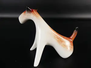 Miezcyslaw Naruszewics - Iconisch Cmielow beeldje Foxterrier Polski New Look 1965 kopen? Bied vanaf 400!