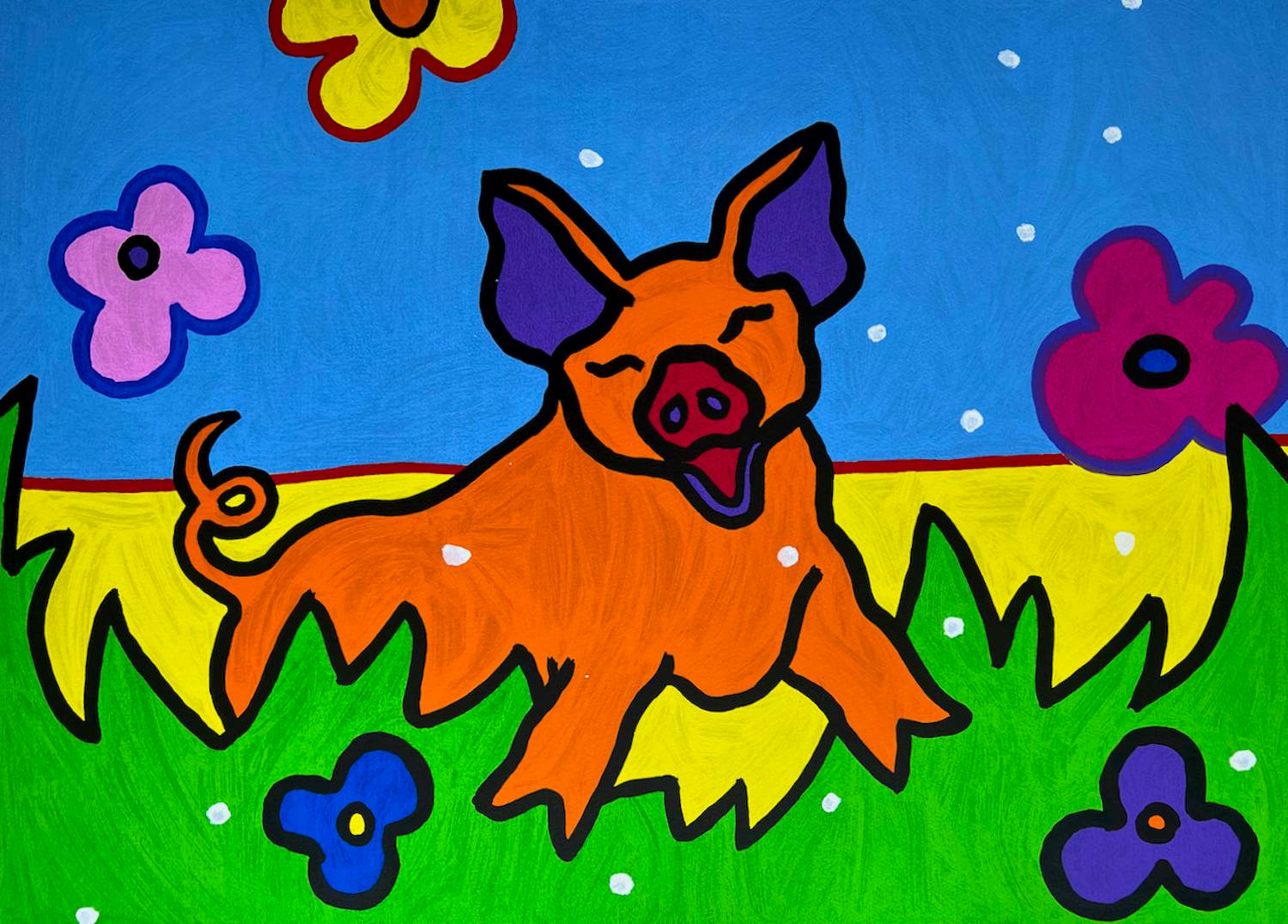 Shunyam - handgesigneerde zeefdruk | 'Arthur' | 1993 kopen? Bied vanaf 20!