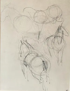 Franz Marc - 2 Heliogravures naar een studie naar paarden 1959 kopen? Bied vanaf 1!